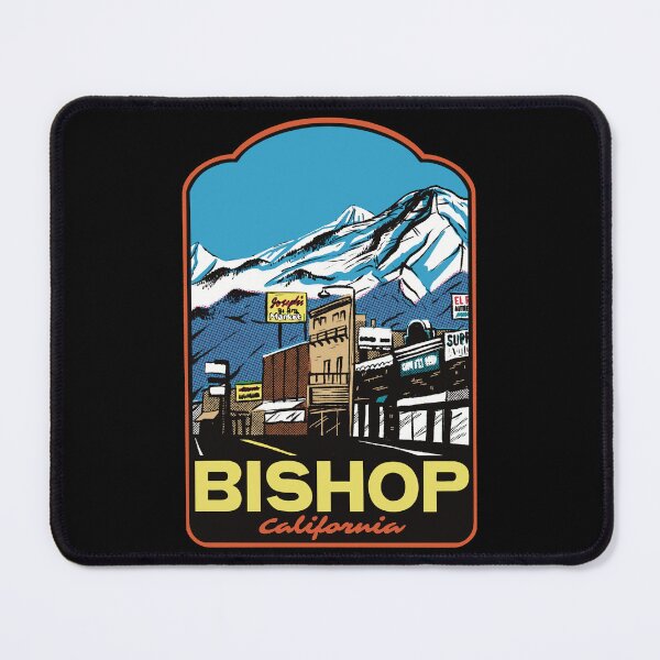 Item preview, Bishop California Retro Mountains designed and sold by HalpinDesign.