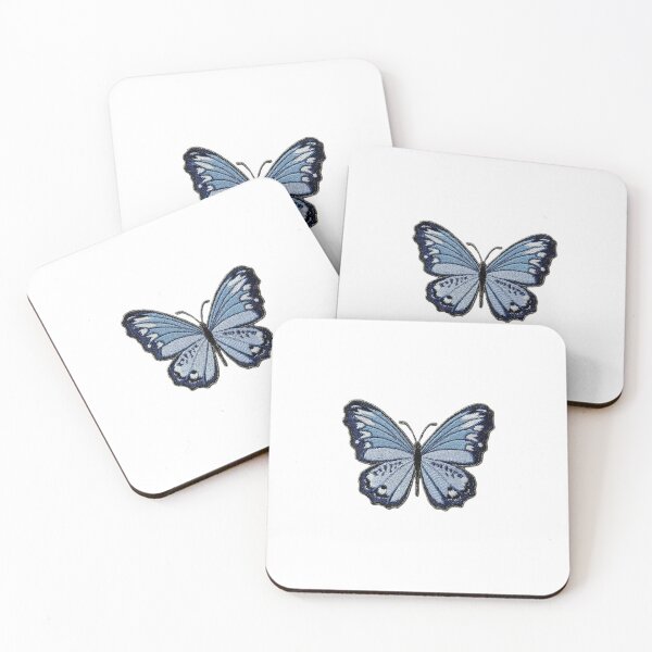Item preview, Blue Vintage Butterfly designed and sold by Kritiveemporio.