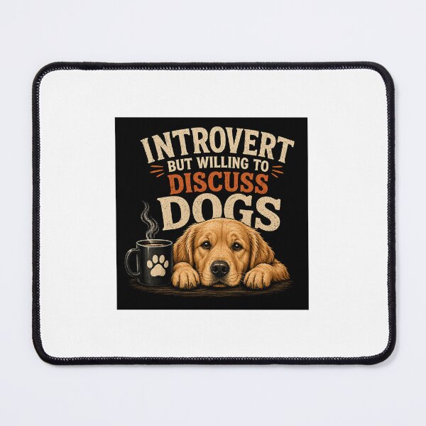Item preview, Introvert Dog Lover Shirt Funny Golden Retriever Coffee Design Anti Social Dog Owner Gift designed and sold by Mateuszex2010.