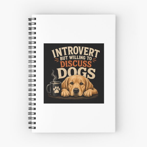 Item preview, Introvert Dog Lover Shirt Funny Golden Retriever Coffee Design Anti Social Dog Owner Gift designed and sold by Mateuszex2010.