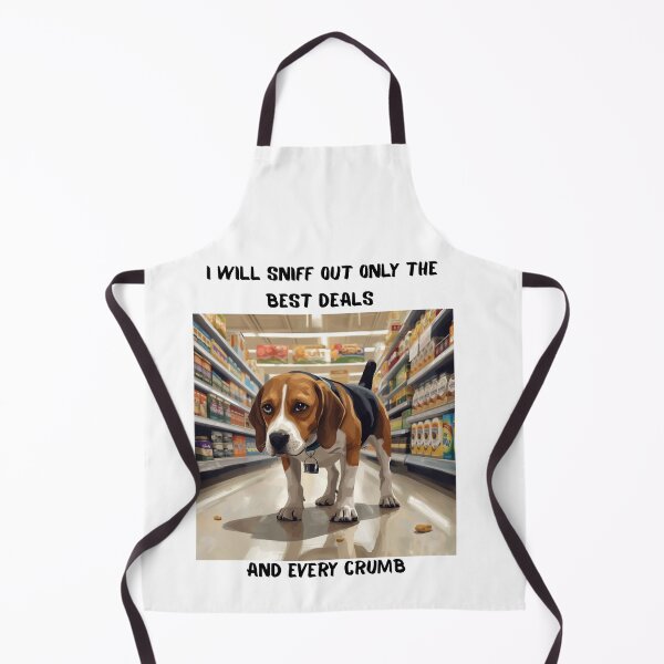Item preview, I only sniff out the best deals and every crumb - a funny shopping bag for Beagle lovers designed and sold by MyBeagles.