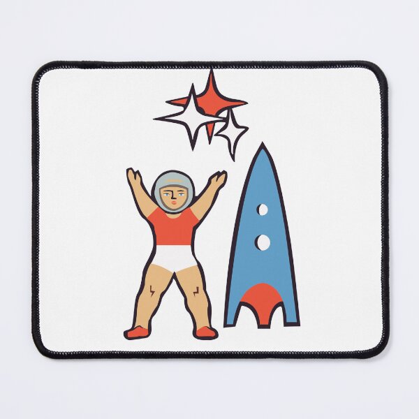Item preview, Rocketkid and Blue Rocketship with stars illustration designed and sold by a.dadash.