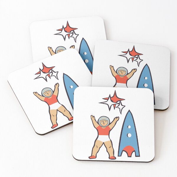 Item preview, Rocketkid and Blue Rocketship with stars illustration designed and sold by a.dadash.