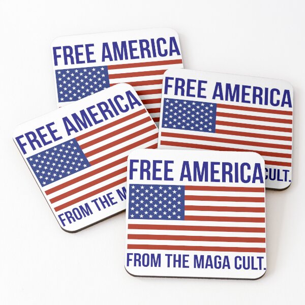 Item preview, Free America from the MAGA cult. designed and sold by Rachel the Artist .