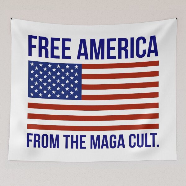 Item preview, Free America from the MAGA cult. designed and sold by Rachel the Artist .