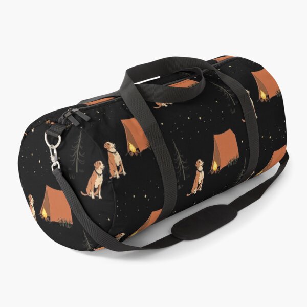 Item preview, Camping Dog Starry Night Fire Funny Canine Art designed and sold by artlife4.