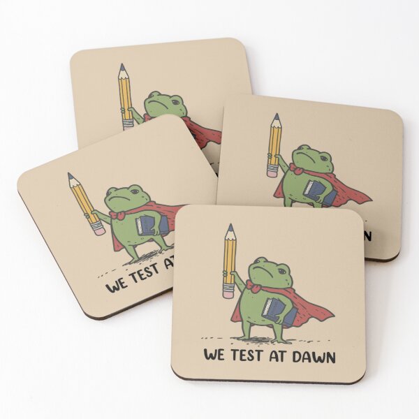 Item preview, We Test At Dawn Funny Frog Exam Humor Student Classic T-Shirt designed and sold by Kerryberri.