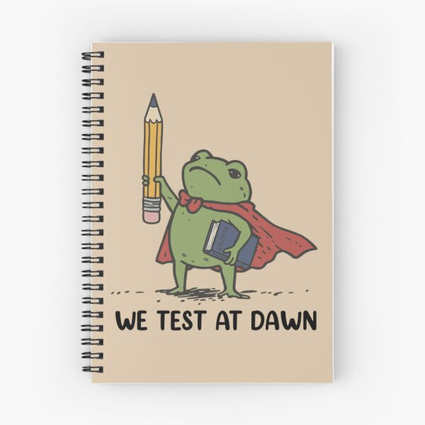 Item preview, We Test At Dawn Funny Frog Exam Humor Student Classic T-Shirt designed and sold by Kerryberri.