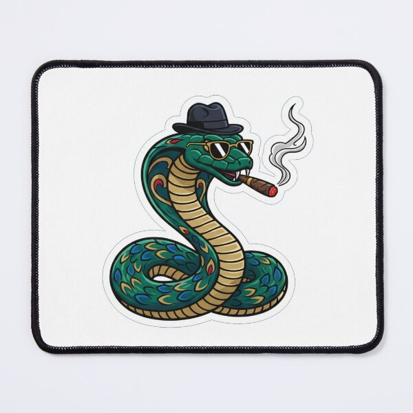 Item preview, Cool Snake Bad Habit Funny Sticker designed and sold by Allanfeatures.