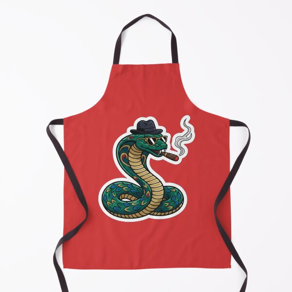 Item preview, Cool Snake Bad Habit Funny Sticker designed and sold by Allanfeatures.