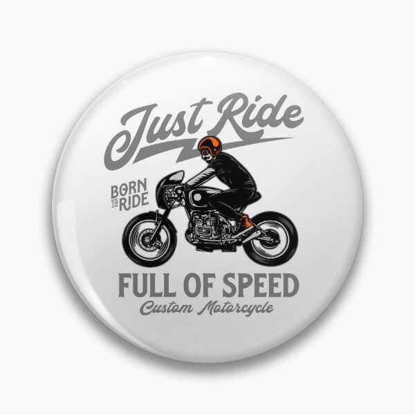Item preview, Camiseta de moto "Just Ride Born to Ride" designed and sold by Ofloom.