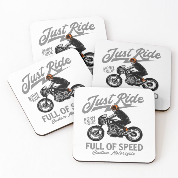 Item preview, Just Ride Born to Ride Motorcycle T-Shirt designed and sold by Ofloom.