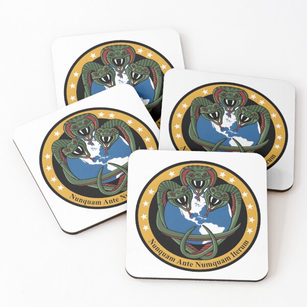 Item preview, The NRO "Nunquam Ante Numquam Iterum" Three-Headed Cobra Patch designed and sold by CharlieDesings.