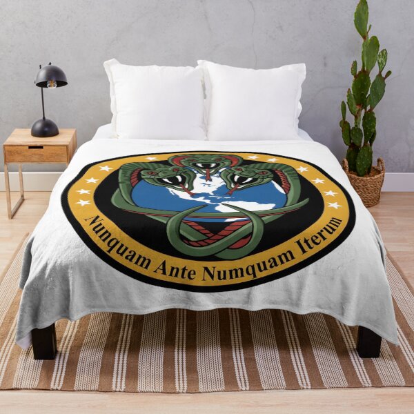 Item preview, The NRO "Nunquam Ante Numquam Iterum" Three-Headed Cobra Patch designed and sold by CharlieDesings.