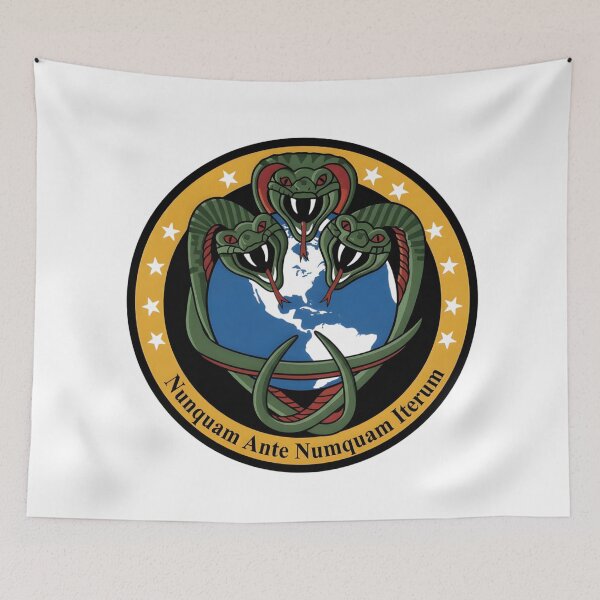 Item preview, The NRO "Nunquam Ante Numquam Iterum" Three-Headed Cobra Patch designed and sold by CharlieDesings.
