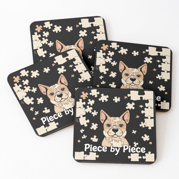 Item preview, Dog Puzzle Art Piece by Piece Cute Graphic Print designed and sold by artlife4.