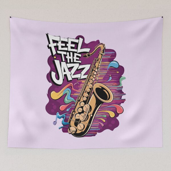 Item preview, Feel the Jazz – World Music Day designed and sold by Art-Arcade6.