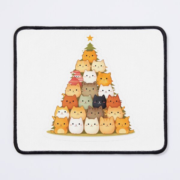 Item preview, Cute Christmas Cat Tree Sticker designed and sold by Artify Lab.