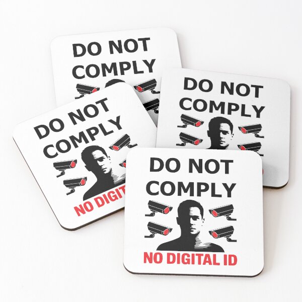 Item preview, No Digital I.D. designed and sold by Freedom For Life Shop.