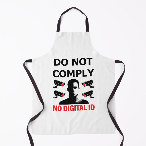 Item preview, No Digital I.D. designed and sold by Freedom For Life Shop.