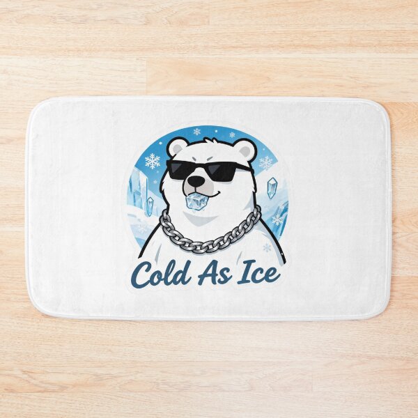 Item preview, Cold Polar Bear Aesthetic Sticker Cold As Ice 4 designed and sold by HealthyEnvy.