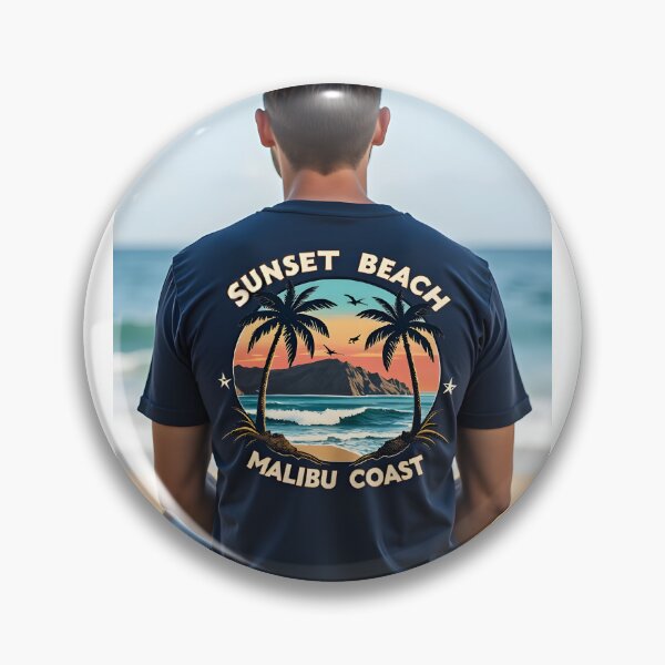 Item preview, "Relaxing at Sunset Beach, Malibu Coast" designed and sold by Teeshirtstoday.com.
