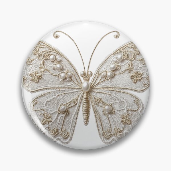 Item preview, Pearl White Butterfly designed and sold by Kritiveemporio.