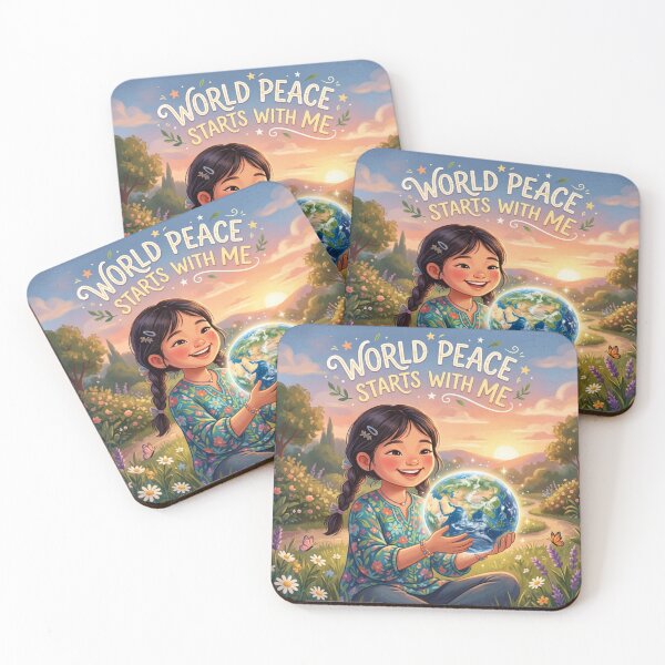 Item preview, AI Art - World Peace Starts with Me designed and sold by Whimsyful Designs.