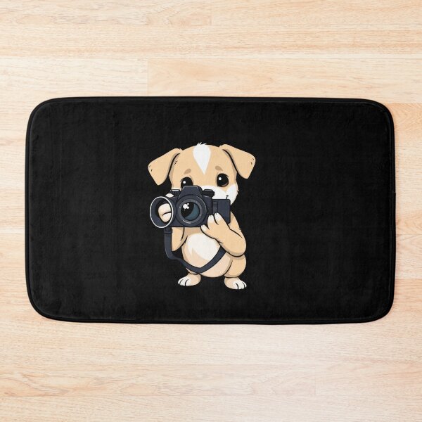 Item preview, Cute Photographer Dog Funny Puppy Camera Art designed and sold by artlife4.