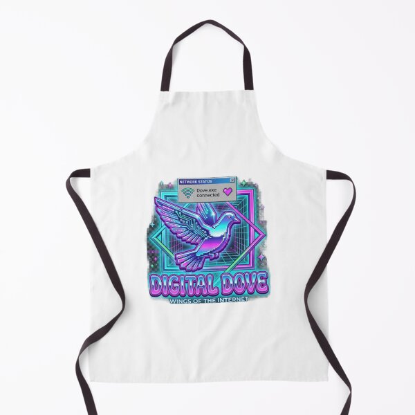 Item preview, Digital Dove - Retro Vaporwave Cyber Bird designed and sold by Csstoree.