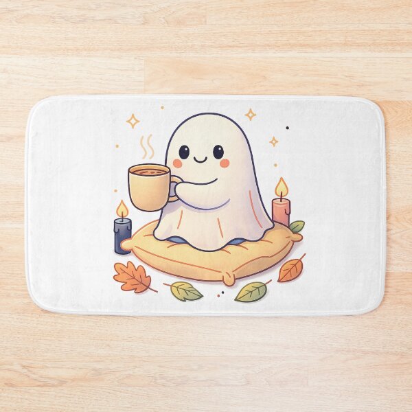Item preview, Cozy Ghost Halloween Cute Spooky designed and sold by SoftSproutstu.