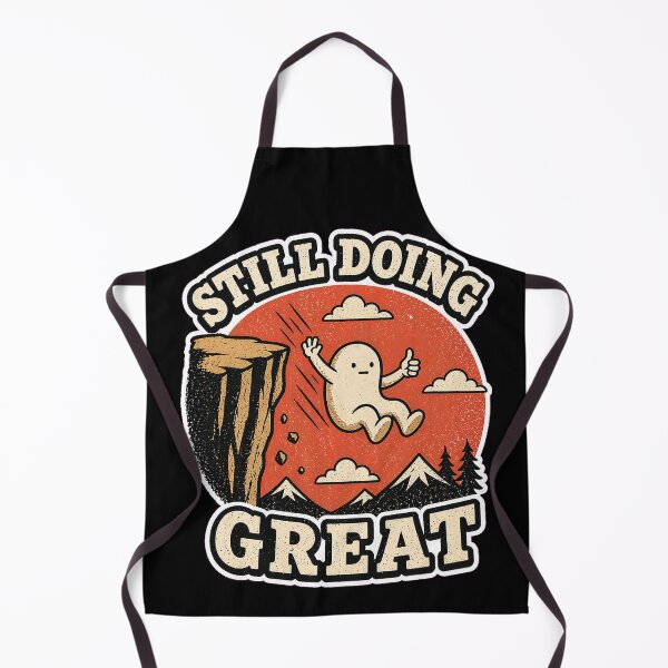 Item preview, Still Doing Great Falling Character Vintage Humor designed and sold by LOL-N-LIFESTYLE.