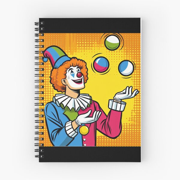 Item preview, Cheerful Clown Pop Art Style designed and sold by artofuniverse.
