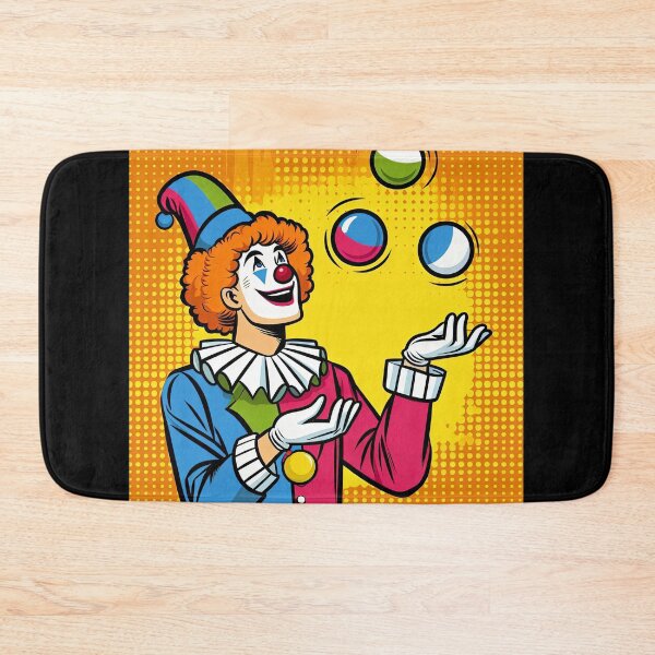 Item preview, Cheerful Clown Pop Art Style designed and sold by artofuniverse.