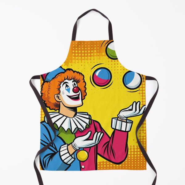 Item preview, Cheerful Clown Pop Art Style designed and sold by artofuniverse.