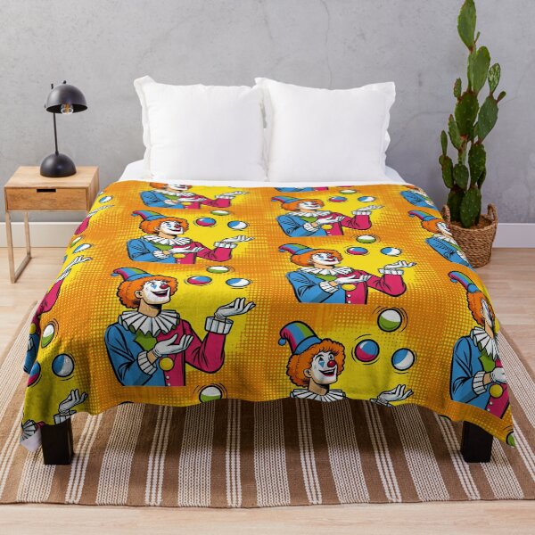Item preview, Cheerful Clown Pop Art Style designed and sold by artofuniverse.
