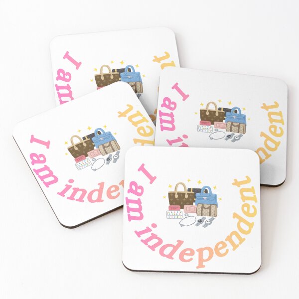 Item preview,  I Am Independent - Luxury Fashion Aesthetic Affirmation Sticker designed and sold by simranart111.
