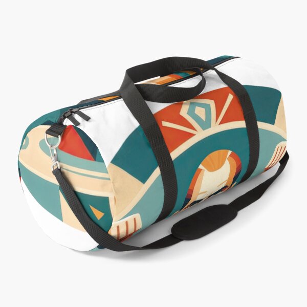 Item preview, Circus Strongman — Vintage Power in Geometric Style designed and sold by ForeverPrintsOK.