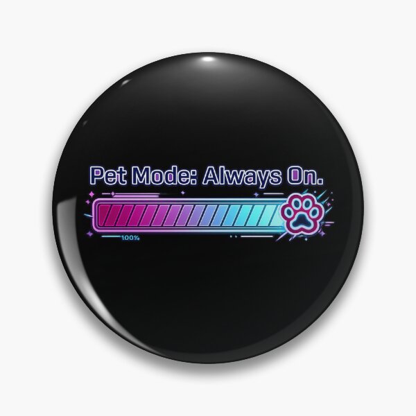 Item preview, Pet Mode Always On – Funny Dog Cat Lover Shirt designed and sold by Safe Haven Pets.