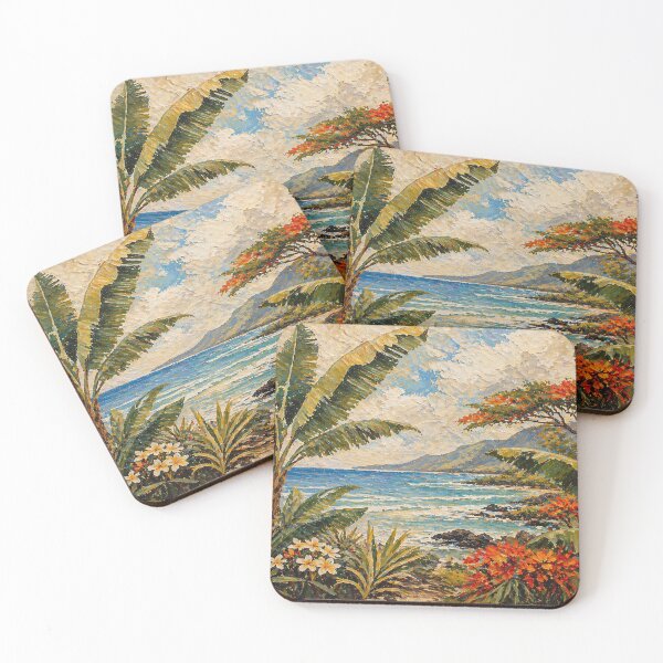 Item preview, Banana Plant Reunion Island ocean - La Reunion Lovers designed and sold by artyfartypants.