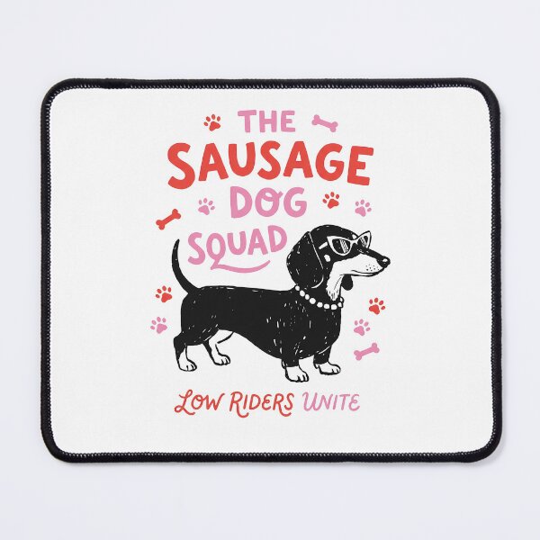 Item preview, The Sausage Dog Squad Low Riders Unite Dachshund designed and sold by krystalRomanart.
