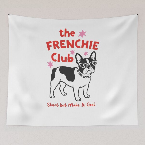 Item preview, The Frenchie Club Short But Make It Cool Dog designed and sold by krystalRomanart.