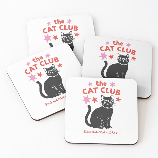 Item preview, The Cat Club Sleek But Make It Cool designed and sold by krystalRomanart.