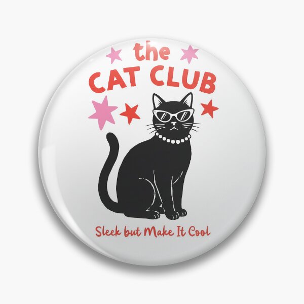 Item preview, The Cat Club Sleek But Make It Cool designed and sold by krystalRomanart.