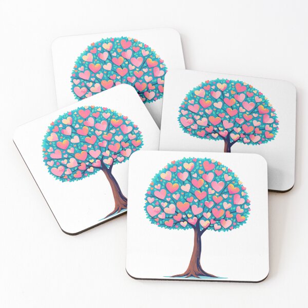 Item preview, tree with hearts designed and sold by TanyaLovus.