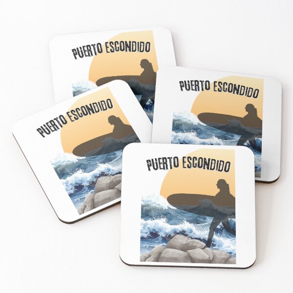 Item preview, Puerto Escondido Mexico Retro Surf & Sunset designed and sold by Clauzierra.