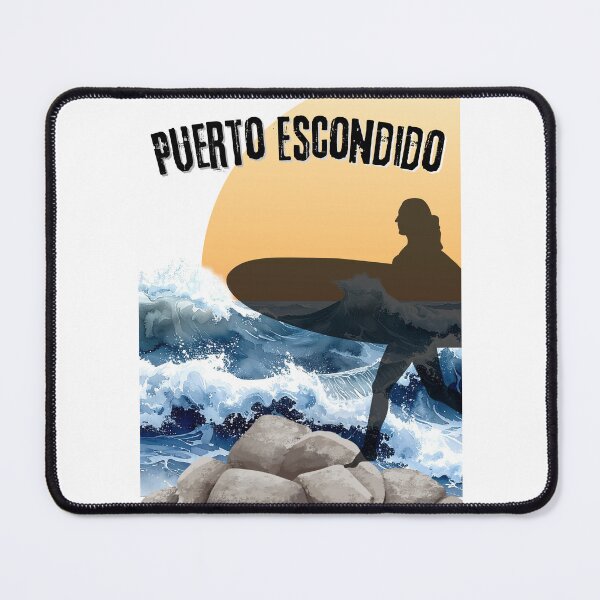 Item preview, Puerto Escondido Mexico Retro Surf & Sunset designed and sold by Clauzierra.