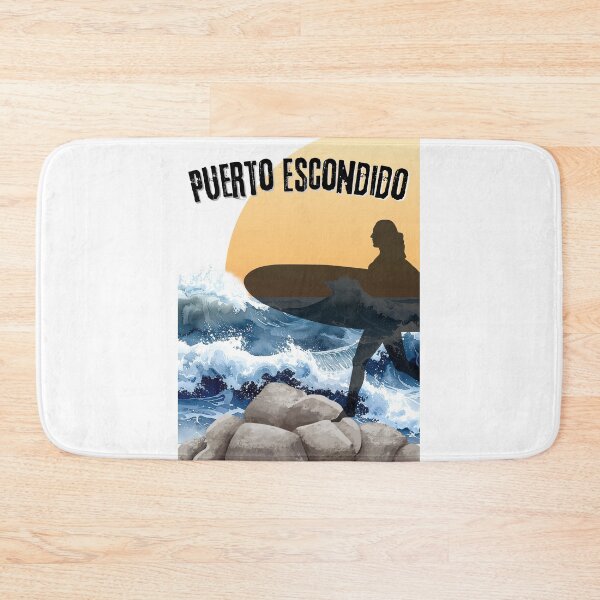 Item preview, Puerto Escondido Mexico Retro Surf & Sunset designed and sold by Clauzierra.