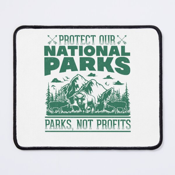 Item preview, Protect Our National Parks Not Profits Wildlife designed and sold by krystalRomanart.