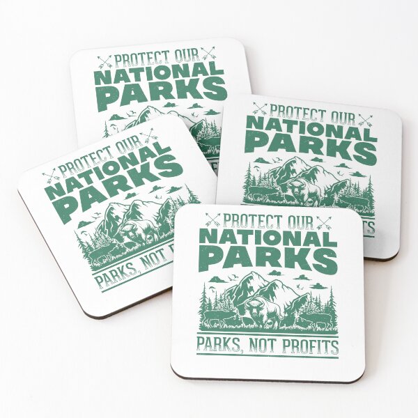 Item preview, Protect Our National Parks Not Profits Wildlife designed and sold by krystalRomanart.